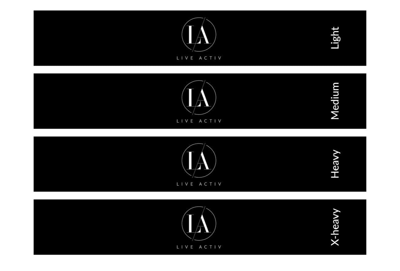 LIVE ACTIV RESISTANCE BAND SET