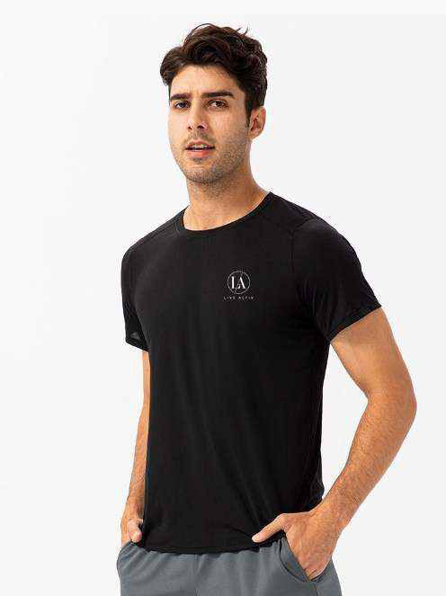 LIVE ACTIV MEN’S DRY-FIT SHIRT SHORT SLEEVE